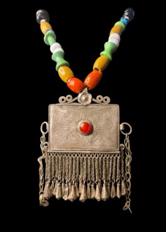 Agate sur pendentif en Argent