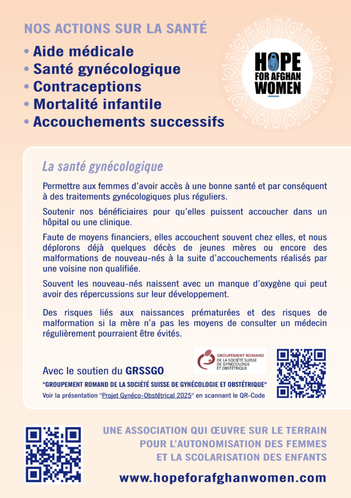 Projet Gynéco-Obstétrical 2025 en partenariat avec le GRSSGO